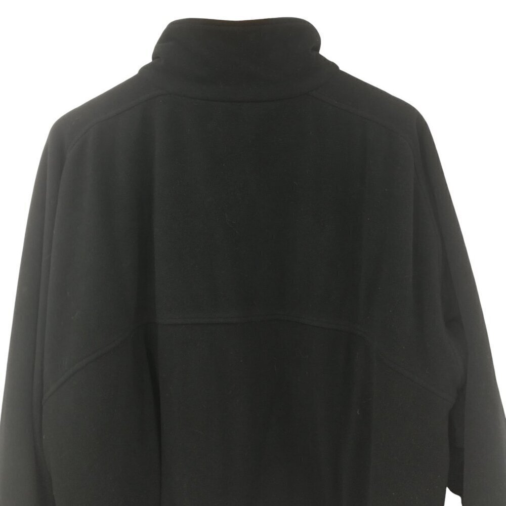 Pearl Izumi Full Zip Black Mock Neck Fleece Jacket Size L Mens Pockets Cycling - Picture 9 of 12